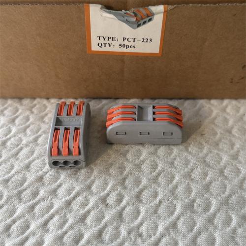 快速接线端子三进三出PCT-223