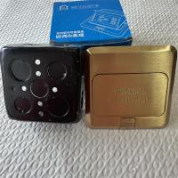 四通松日高档豪华地面插座五孔