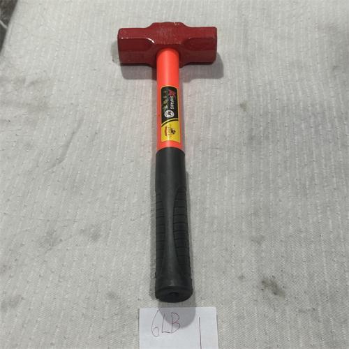 十方锤具八角锤橘色黑把6LB