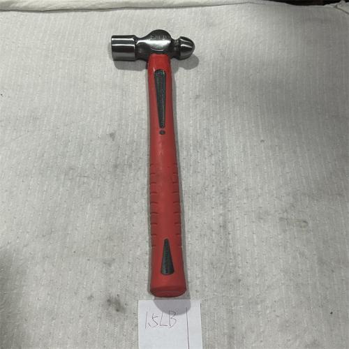 红色防震柄圆头锤1.5LB