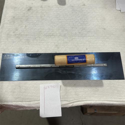 杰阳王加长蓝钢平口推刀100*400