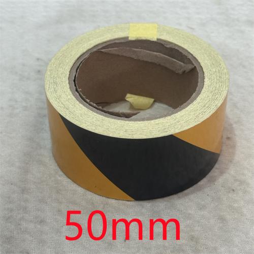 黄黑斜警示胶带宽度50mm