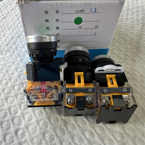 按钮开关LA38-11 绿