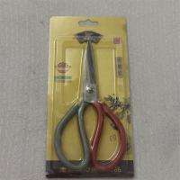 老实人红灰柄皮革剪P02