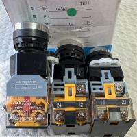 按钮开关LA38-11DT AC220V 绿