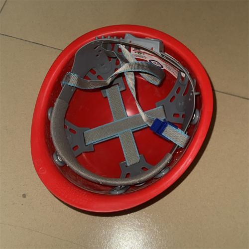 力成红色安全帽