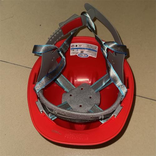 傲博红色安全帽新V216按键 子弹头