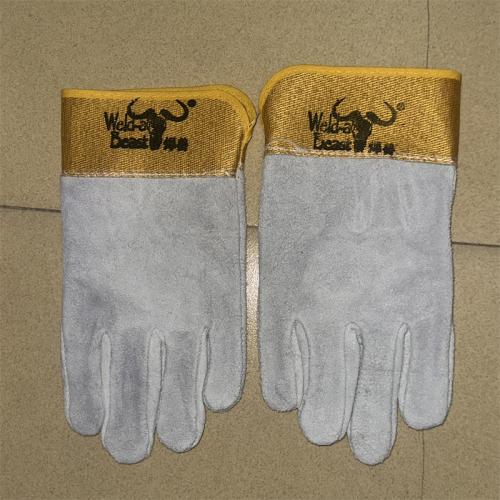 焊兽电焊手套短款