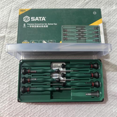 SATA牌一字微型螺丝批组套6件套