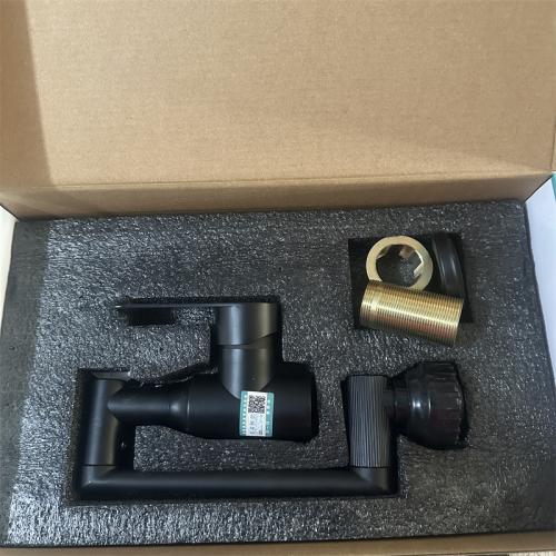 好家人黑色招财猫水龙头