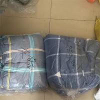 棉被 普通 蓝格 灰格