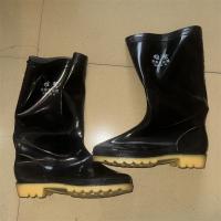 雄鹭牌水鞋黑色高筒