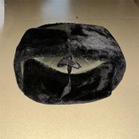 冬季加厚雷锋帽黑毛绒