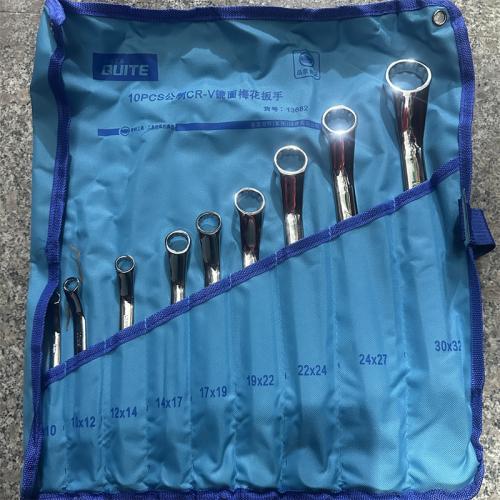 奇特镜面CR-V梅花10PCS套装扳手6*7mm-30*32mm