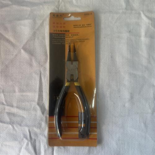 晋亿牌7寸德式轴用外弯卡簧钳