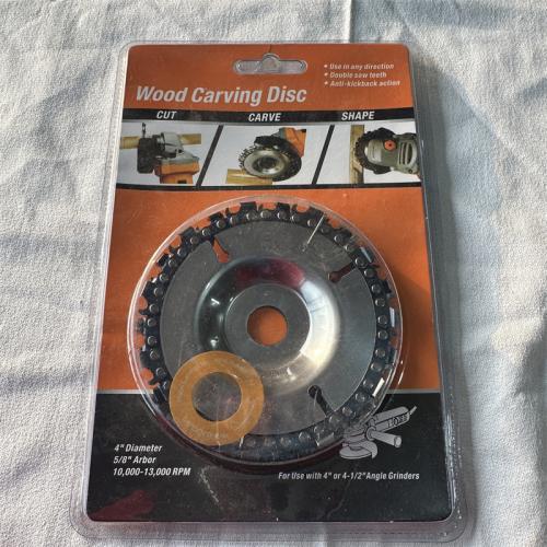 Wood Caiving Disc 牌木雕盘