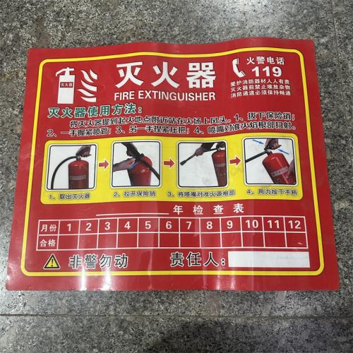 灭火器使用方法带检查表