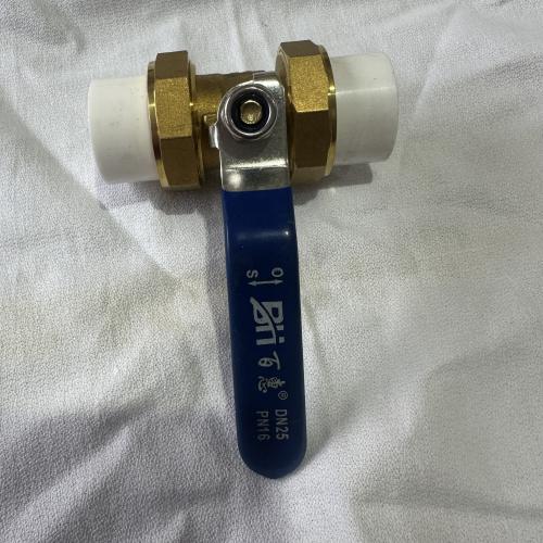 百惠牌PPR双活接铜球阀型号