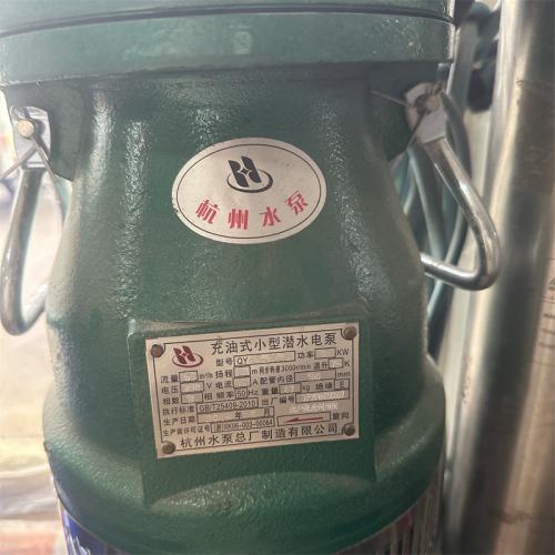 充油式小型潜水电泵380v 3kw