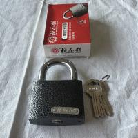 梅花锁厚型拉光铁锁63mm