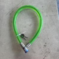 自行车锁钢丝锁绿色小