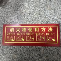 消火栓使用方法标识牌