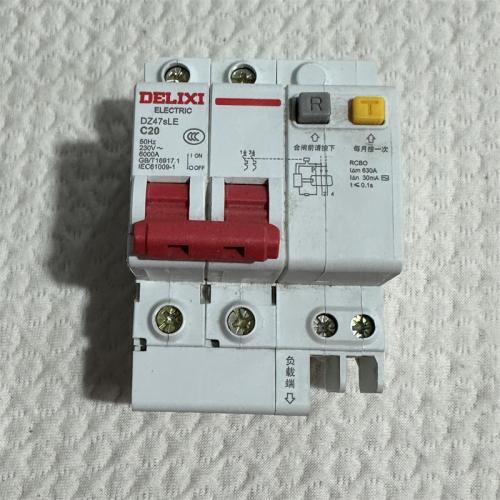 德力西领航者剩余电流动作断路器2P C20A