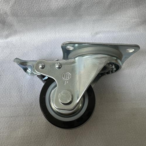 申字牌聚酯轮刹车50黑