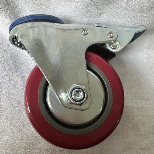 申字牌聚酯轮孔刹150红