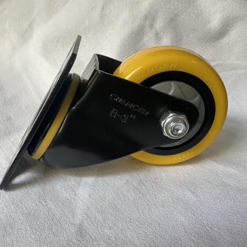 常成牌聚脂轮转向橙黄75（4B-3寸）