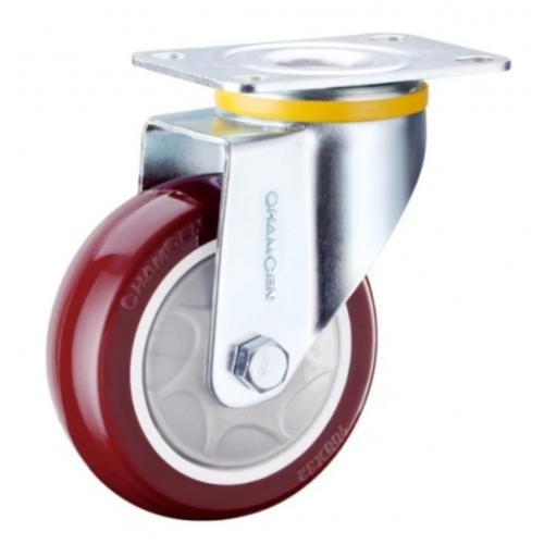 常成牌聚脂轮转向枣红100（3B-4寸）