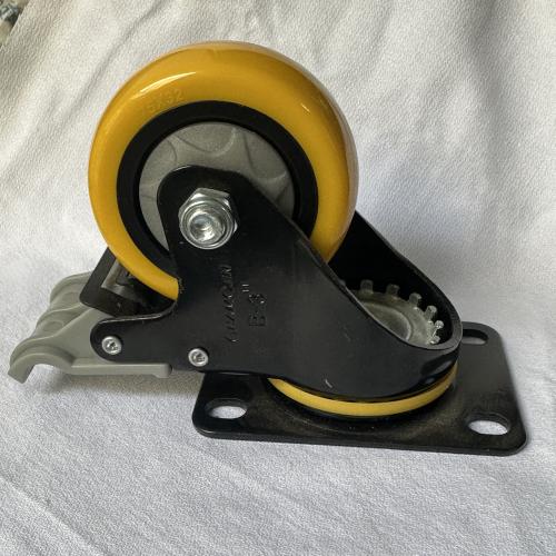 常成牌聚脂轮刹车橙黄75（4B-3寸）