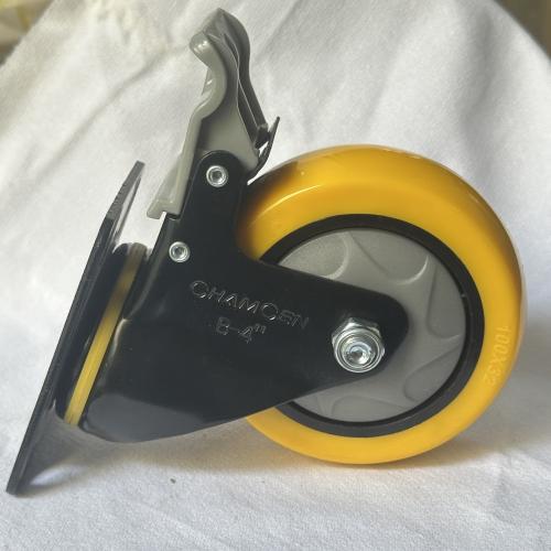 常成牌聚脂轮刹车橙黄100（4B-4寸）