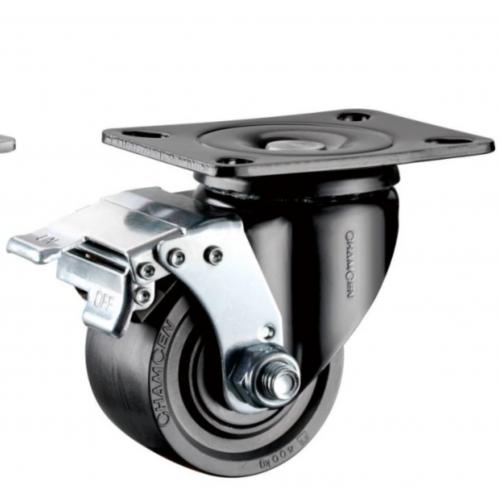 常成牌聚脂轮刹车黑轮63*45 （1L-2.5寸）