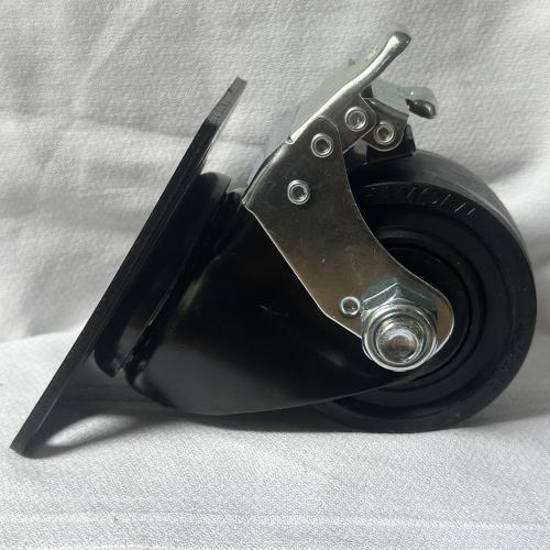 常成牌聚脂轮刹车黑轮75*45 （1L-3寸）