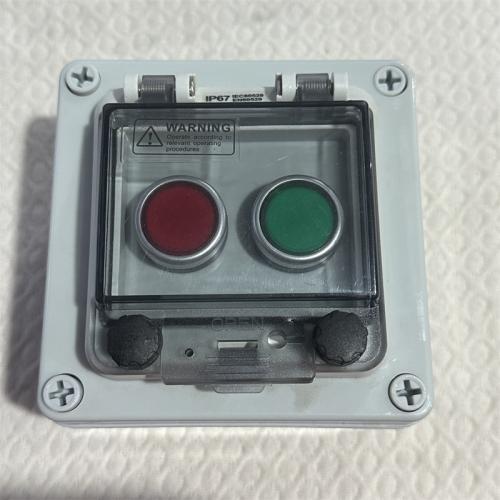 防水按钮盒 带按钮 带透明盖IP67