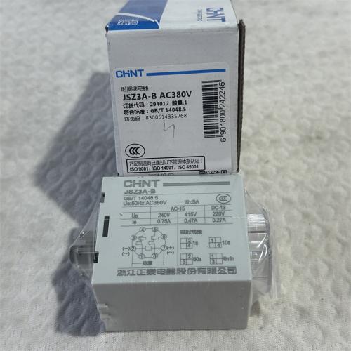 正泰时间继电器 JSZ3A-B AC380V