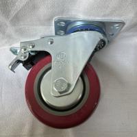 申字牌聚酯轮刹车100红