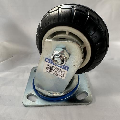 山狮黑橡胶4寸转向