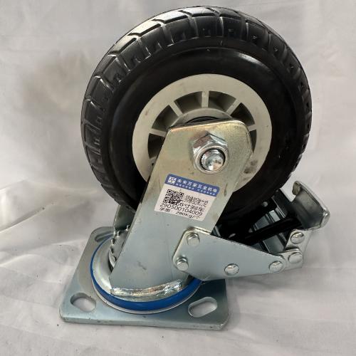 山狮黑橡胶6寸刹车