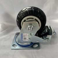 山狮黑橡胶4寸刹车