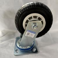 山狮黑橡胶6寸转向