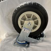 山狮黑橡胶8寸刹车